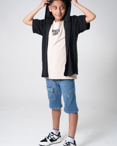 Conjunto Trio - Sobrecamisa negra