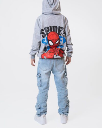 Buzo Gris - Spiderman